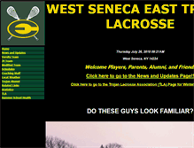 Tablet Screenshot of laxtrojans.com